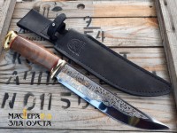 Нож "Атаман" с позолотой - Интернет-магазин ножей и подарков из Златоуста. "Мастера Златоуста"