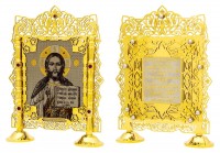 Икона на подставке “Иисус Христос” - Интернет-магазин ножей и подарков из Златоуста. "Мастера Златоуста"